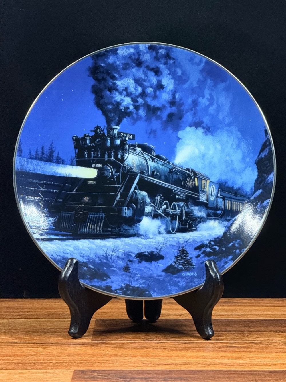 1992 EDWIN M. KNOWLES “The Empire Builder” by R. E. Pierce Collector Plate
